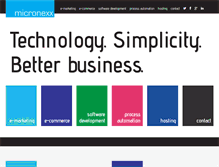 Tablet Screenshot of micronexx.com